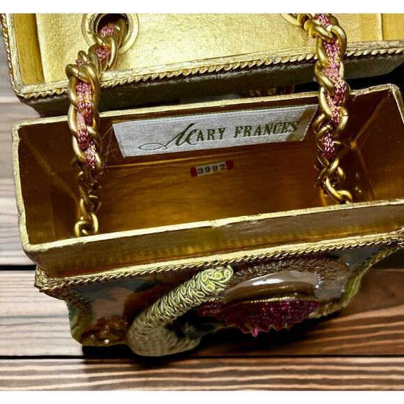 Vintage Mary Frances #945-43 “Flamingo Flamingo” Top Lift Bag - Picture 9 of 13